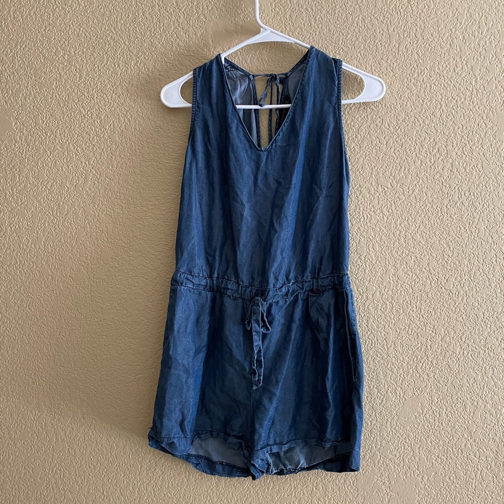 Zara Chambray Romper